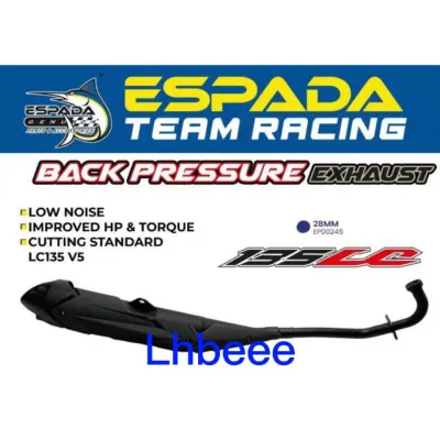 LC135 EXHAUST ESPADA V5 28MM BP1