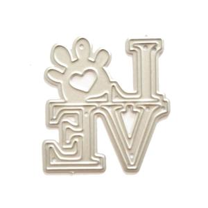 Love Metal Cutting Dies Stencils for DIY Scrapbooking Decorative Embossing Paper Cards Template Decorative Die Cuts