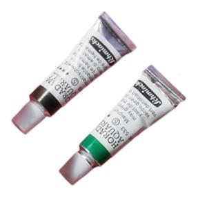 2PCS Watercolor Pigment Hair Clip Styling Barrettes Hair Ornament For Art Student Creative HairStyles Theme Party Wear