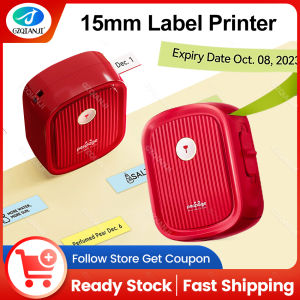 Peripage P10 Red Label Sticker Adhesive Printer Date Name Price Tag Printing Machine Bluetooth Wireless Mini Portabel Maker