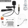 FIFINE Lavalier Lapel Microphone for Cell Phone DSLR Camera,External Headset Mic for YouTube Vlogging Video/Interview/ Podcast-C1. 