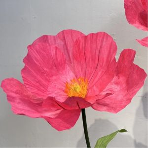 INNEED Paper Flowers Artificial Peony Giant 40cm Artificial Flowers   Props Large Flower Head Home Garden Decor