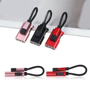 Noise Reduction Type C Sound Charging Adapter Converter Suitable for Seamlessly Music Listen During Travel or Home Use