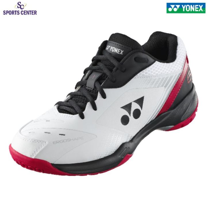 YONEX SHB-65 ホワイト／レッドソール バドミントンシューズ 27CM YONEX SHB-65 ホワイト／レッドソール バドミントンシューズ 27CM