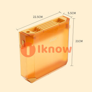 ฉันรู้ที่เก็บมีดแบบใสที่วางมีดผนังห้องครัวติดตั้งมีให้เลือก3สี