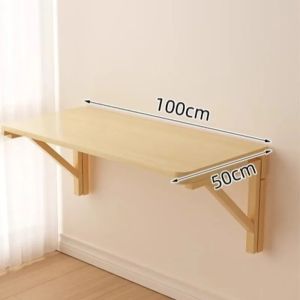 xpkQ Wall Mounted Folding Tables Rectangle Solid Wood Side Table Living Room Storage Rack Multifunction Desks Modern Home Furniture 4P7H5