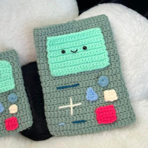 Fionas Crochet BMO Adventure Time Coin Holder & Purses/Card Holder 手工制钩织哔莫探险活宝零钱包/卡包 CB030