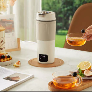 A must-have multi-functional kettle for travel 600ML Portable Electric Kettle Thermal Cup with LCD Smart Water Boiler Travel Kettle Portable Kettle