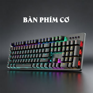 Bàn phím cơ HP GK100F – 104 phím LED 7 màu chống ma switch xanh tay nghỉ dùng cho PC/laptop