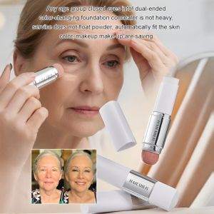 Adaptive Four-In-One Color Changing Concealer Flawless Hydrating Foundation Stick Long-Lasting Makeup Matte High Coverage