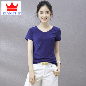 [Xả Kho Giá Vốn] Áo Thun Nữ Cổ Tim Tay ngắn  Trẻ Trung Mẫu Mới nhất ( I )