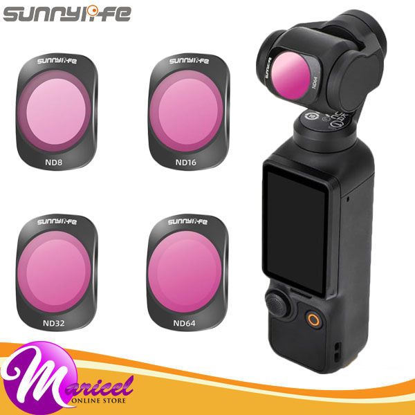 Sunnylife DJI Osmo Pocket Camera Magnetic Lens CPL ND Filter Set  OP3-FI734/OP3-FI737 Lazada PH