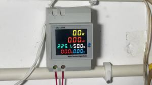 6IN1 din rail AC monitor 110V 220V 380V 100A Power Factor Active KWH Electric energy Frequency meter VOLT AMP