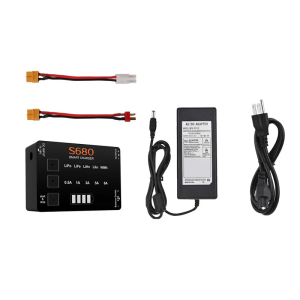 80W 6A Intelligent Balance Charging Adapter For 1-6s LiFe/LiHv 1-15S Nimh for Remote Aircraft Car Batteries