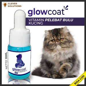 Clever Solutions - GLOWCAT (Vitamin Bulu Kucing Pelebat Bulu Kucing Penumbuh Bulu Kucing Obat Bulu Kucing Rontok)