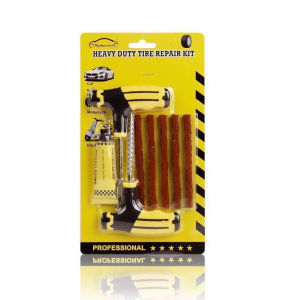 8Pcs Car Tire Repair Kit|Car & Motorcycle Tire Plug Tool Set|Equipped with Metal and ABS Accessories
