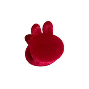 Klip Rambut Mini 植绒迷你小抓夹 Mini Flocked Hair Claw Clip 爱心兔耳绒面刘海碎发整理发夹 Korean Style Hair Accessories