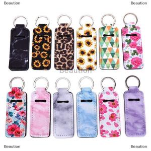 [COD] Beaution 1pcs Creative Keychain Portable Lipstick Cases Cover Balm Holders Keyring Gifts