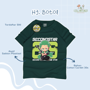 KAOS SECONDSTAR ONE PIECE VOL. 2 SERIES Usia 1-10 Tahun / KAOS DISTRO ANAK LAKI LAKI