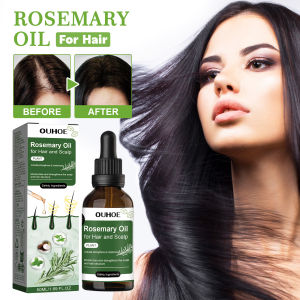 new Rosemary Oil for Hair 50ml Scalp Treatment with Coconut Peppermint Oil Nourishing Hair Serum for Shine Strength All Hair Types hot