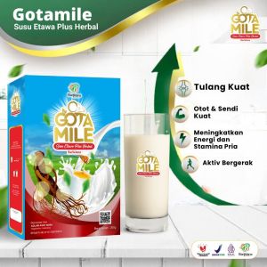 Gotamile Susu Kambing Etawa Bubuk Plus Ekstrak Ginseng Untuk Stamina Pria