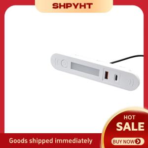 SHPYHT✨ 1Pcs Bedside Table Phone Embedded Charger 1 USB A And 1 Type-C With Night Light Hidden Multi-plug Embedded Hidden Power Socket