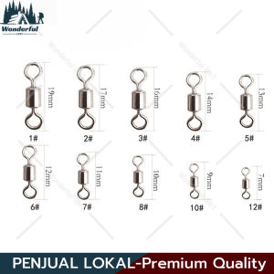 1000PCS Rolling Swivel Ball Pack kwalitas Swivel/kili kili acc pancing size 5=13mm 6=12mm.1 bungkus isi 1000 pcs HYB