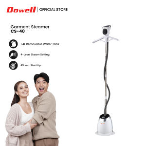 Dowell Fabricare Lite 1400ml Handheld Garment Steamer | 4-Level Steam Control | 1580W | 45-Second Startup | Overheat Protection | CS-40