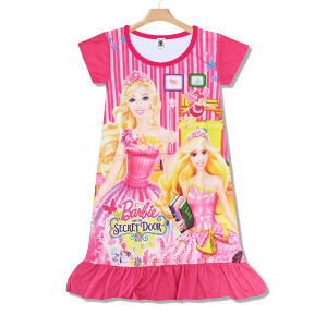 Sports Casual Girl Skirt Children Kids Long Dress Cartoon Palda ng mga Babae QGA007