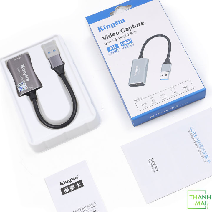 KingMa HDMI to USB-C Video Capture Card 4K Lazada