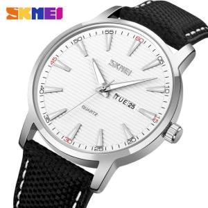 PENGIRIMAN INSTANT -- Jam Tangan pria skmei 9303 kulit hybrid water resist original