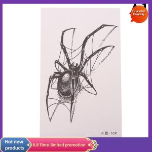 Graceful Herbal Tattoo Stickers Spider Web Temporary Tattoos Lasting Punk Cobweb Tattoo Cheap Goods Festival Art Man Tattoo Sticker