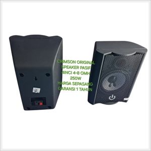F20 CRIMSON ORIGINAL SPEAKER GANTUNG PASIF PASIP SEPASANG 1SET SPK 4 1 SET PASIF 2 WAY WAYS SPEAKER