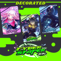 PHOTOCARD GAME ANIME Project Sekai Ft. Hatsune Miku | Cyber Sniper Gacha| GLOSSY DOUBLE-SIDED | UnOfficial Decorated/Fullart Cards. 