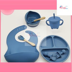 8pcs Silicone Baby Feeding Set Toddler Tableware Set Toddler Dining BPA Free