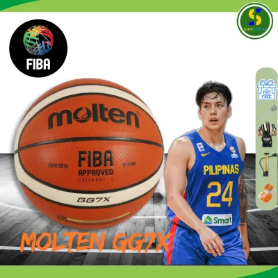 Molten GG7X Basketball - Superior Durability & Performance for Competitive Play INDOOR/OUTDOOR Size 7