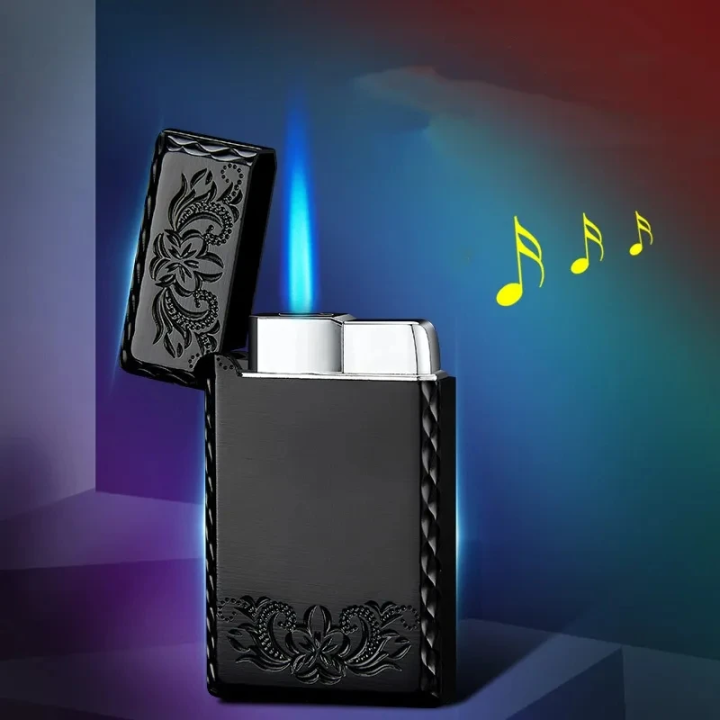 [🇵🇭 24h Delivery] Dollyy Steel Sound Metal Inflatable Windproof Lighter ...