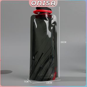 700ml Foldable Water Bag Flexible Soft Water Bottle Outdoor Hiking Camping Water Bags Ultralight Duckbill Sports Kettle With Hook
