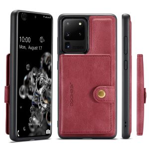 For Samsung Galaxy Note 20 / Note 20 Ultra / Note 10 / Note 10 Plus / Note 9 / Note 8 Luxury Phone Case Magnetic Detachable Leather Wallet Card Slot Holder Back Cover Casing