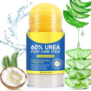 60% Urea Foot Care Stick with 2% Salicylic Acid Urea Foot Cream for Cracked Heel Repair & Callus Remover Dry Feet Elbows Knees Hands Moisturise & Soften Skin