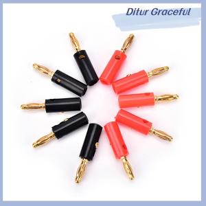 Ditur YYDS💕 Veli Shy 10pcs lot audio speaker screw banana plate plugs connectors 4mm