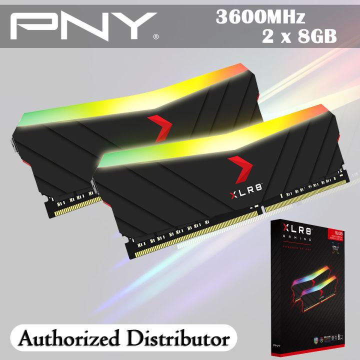PNY XLR8 Gaming EPIC-X RGB DDR4 3600MHz Desktop Memory 16GB Kit