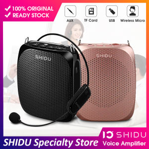 SHIDU Ultra Wireless Portable UHF Mini Audio Speaker USB Lautsprecher Voice Amplifier For Teaching Tour Guide Sales Conference Meeting Speech Teachers Tourrist Yoga Instructor S615