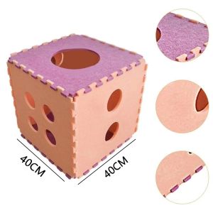 【High Quality】Cat Tunnel Playground Donut Cat Tunnel Bed Rabbit Tunnel  Cat Tunnel Toy tempat tidur kucing 隧道 猫窝