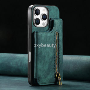 เคสสำหรับ iPhone 16 15 14 Pro Max Plus 4G 5G 2025เคสโทรศัพท์หนังปกป้องช่องใส่การ์ดแม่เหล็กฝาครอบกันกระแทกสำหรับ16Pro 16Pro + 15Pro 15Plus 16Plus 14Plus 14Pro 14Pro +