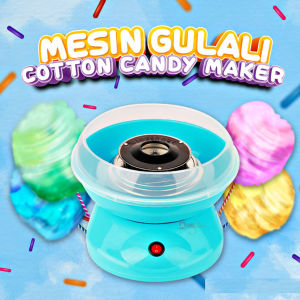 ( BISA COD ) PROMO Mesin Gulali Mini Electric Cotton Candy Floss Maker Alat Pembuat Permen Gula Kapas