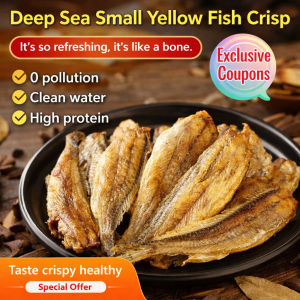 Crispy Small Yellow Croaker Dried Fish Snack Deep Sea Sourced Healthy Natural Flavor High Protein Seafood Delicacy