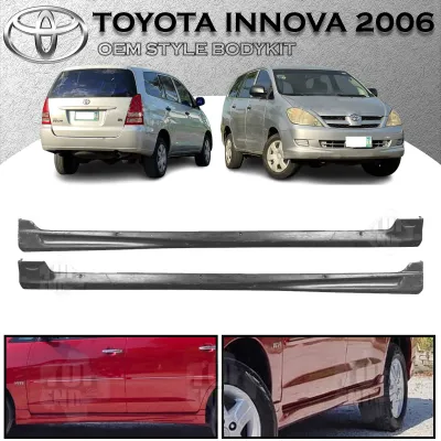 TOYOTA INNOVA 2006 OE LOOK BODYKIT (OE) BUMPER SKIRT LIP FOR INNOVA FRONT SKIRT SIDE SKIRT REAR SKIRT OEM CAR BODYKIT