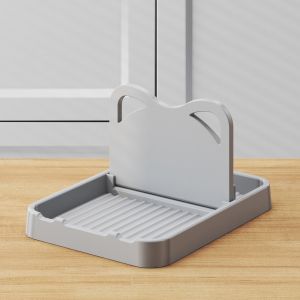 Nexlent Foldable Pot Lid Holder Multi-functional Kitchen Pot Lid Rack and Cutting Board Holder 1Pcs