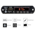 Tape Audio Mobil MP3 Player Bluetooth Wireless Receiver 12V dilengkapi dengan preset radio AUX untuk semua stasiun favori sambungan Bluetooth untuk memutar musik secara instan kartu memori atau flash disk pada port USB Warna Hitam Vt. 